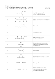Tu 3 Nomenklatur Organischer Stoffe Fur Fortgeschrittene Unterrichtsmaterial Im Fach Chemie In 2020 Chemieunterricht Schulideen Unterrichtsmaterial