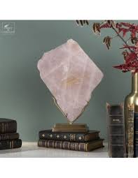 Plaque de quartz rose poli (Brésil) de 1.6kg