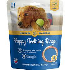 I tried the pumpkin flavor. N Bone Puppy Teething Ring Chicken Flavor Dog Treats 3 Count Chewy Com