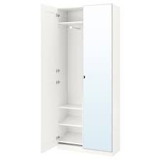 That's why a safety fitting is included so that you can attach the wardrobe to the wall. Brimnes Wardrobe With 3 Doors White Ikea Ikea Pax Wardrobe Ikea Pax