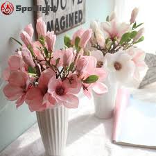 Regions, gardenias and magnolias are gorgeous, feminine flowers. Artificial Fake Flowers Leaf Magnolia Floral Wedding Bouquet Party Home Deco Shopee Singapore