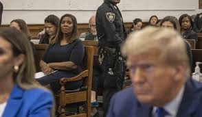 Letitia James opposes Trump's try to resist judgment collection