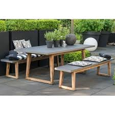 Sol 72 Outdoor Woking 8 Seater Dining Set Corner Dining Set Metal Table Frame Solid Wood Table