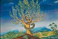 image the tree of the knowledge of good and evil br صورة شجرة معرفة الخير والشر art painting illustration