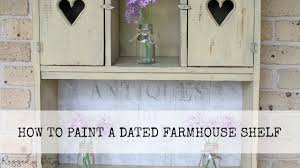 I always use after shower and the oil easily sinks into my. How To Paint A Dated Farmhouse Shelf Raggedy Bits