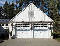 At home depot, you can actually design your own custom garage door. Barnlight Originals Farmhouse Exterior Also Australian Country Style Colorbond Country Double Hung Windows Exter Farmhouse Exterior Garage Style Garage Pergola