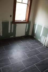 Tile flooring ceramic tile porcelain tile travertine tile marble tile granite tile slate tile limestone tile. For The Kitchen Option Two Large Rectangular Tile Love The Gray But Not Necessarily Gray Tile Floor Kitchen Floor Tile Patterns Patterned Floor Tiles