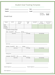 Goal Tracking Template 6 Plus Forms And Worksheets