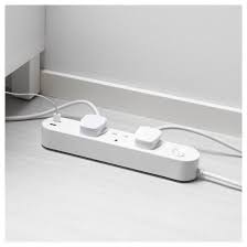 Koppla 3 Way Socket With 2 Usb Ports White Ikea Ireland Sockets Electrical Supplies Usb