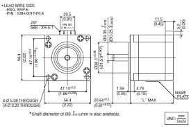 Nema 23 and 34 motor compatibility. 23km K 56 1 8deg Hybrid Stepping Motors Standard Type Product Category Eminebea
