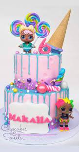 The cakes at this lol surprise doll birthday party are gorgeous!! Lol Surprise Doll Cake By Cupcakes And Sweets Llc Doll Birthday Cake 6th Birthday Cakes Funny Birthday Cakes