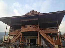 100 contoh desain rumah kayu terbaru design rumah. Desain Rumah Kayu Minimalis Villa Thegorbalsla