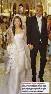 Eva Longaria S Wedding Dress Celebrity Bride Celebrity Wedding Dresses Famous Wedding Dresses