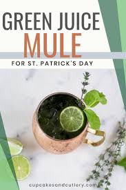 Green Moscow Mule For St Patrick S Day Recipe In 2020 Cocktail Recipes Easy Easy Mixed Drinks Green Juice