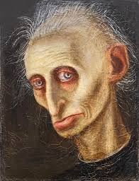 HolocaustRemembranceDay Imre Amos (1907- murdered 1944) "In the Cemetery of  Nagykálló", n/d, tempera, ink, watercolor. #ImreAmos #holocaustvictims