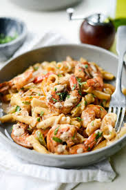 Garlicky Fajita Shrimp Pasta L Simplyscratch Com Easy Dinner Recipe Shrimp Pasta Fajita Fromscratch Si Pasta Recipes Pasta Dishes Healthy Pasta Recipes