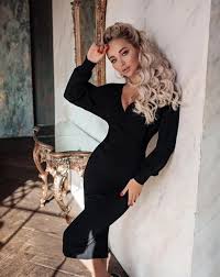 فستان بوديكون ميدي برقبة مكشوفة Miss Fashion X Targaryen Character Daenerys Targaryen