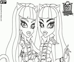 Pets from monster high (18). Monster High Coloring Pages Printable Games