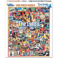 Available in 25 or 252 pieces. White Mountain Puzzles The Eighties 1000 Piece Jigsaw Puzzle Walmart Com Walmart Com