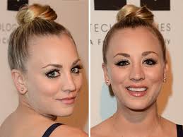 Wenn sie sind in besitz von einem runden gesicht müssen sie versuchen diese frisur. Retro Suss Lassig Die Frisuren Von Kaley Cuoco Intouch