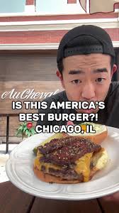 Rated the BEST BURGER by @Food Network ?! Yeah, I've gotta try it for  myself🍔 @Au Cheval #burgers #cheeseburger #america #chicago