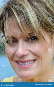 Attractive Mature Woman stock photo. Image of confident