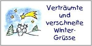 Spruch Aufkleber Winter Grusse Kreativzauber