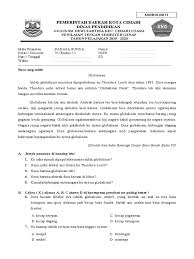 Oct 09, 2010 · kecap serepan tina basa indonesia umumna urang sunda téh nggunakeun dua basa (dwibahasawan) dina hirup kumbuh sapopoéna, nyaéta basa sunda jeung basa indonesia. Soal Pts 2 Bahasa Sunda Kelas 6 1920 Pdf