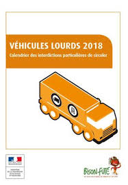 Samedi, bison futé voit orange dans le sens des départs sur l'ensemble. Calameo Calendrier Fr Vehicules Lourds 2018
