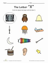 Things That Start With X Worksheet Education Com Alphabet Phonics Alphabet Worksheets Kindergarten Preschool Worksheets Free Printables