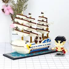 Lego anime cmf series minifig list. Anime One Piece Pirate Ships Nano Blocks Kawaiies
