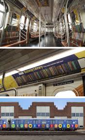 New York Public Library Transforms Underground Train Into A Subway Library Clever Design New York Public Library Free Books Online New York