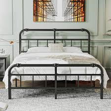 Qftime King Size 14 Bed Frame With