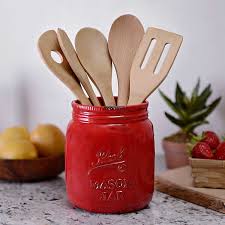 We did not find results for: Red Ideal Mason Jar Ceramic Utensil Holder Kirklands