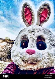 Easter bunny selfie