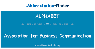 Alphabet · the letters of a language in their customary order. Alphabet Definition Association For Business Communication Abbreviation Finder