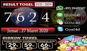 4102 8037 2156 1246 3169 6637 2081; Data Pengeluaran Sydney 2020 Toto Gaul