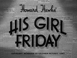 His Girl Friday Blu-ray - Cary Grant