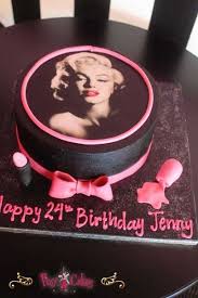 Glam 24th Birthday 26th Birthday Cake For Her Birthday Cake Girl Marilyn Monroe Pink Black Edible Image Bow Birthday Cake Decorating Cake Friends Birthday Cake