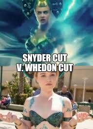 (it's telling that the unfinished whedon cut material related to all of them, but the latter two took the biggest hits. Snyder Cut Memes Gifs Imgflip
