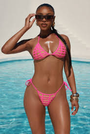 Hot Summer Caged 2 Piece Bikini - Hot Pink | Fashion Nova