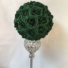 Maybe you would like to learn more about one of these? Emerald Green Flower Ball Dark Green Kissing Ball Flower Girl Etsy