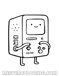 Beemo Adventure Time Coloring Page Coisas Faceis Para Desenhar Desenhos Hora De Aventura Desenhos Faceis