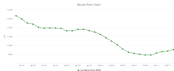 Bitcoin Price Chart January 15 Feb 15 2018 30 Days 60