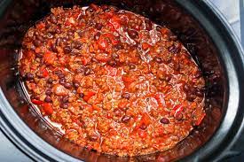 Feel free to lighten the dish a bit with ground turkey instead of beef. Slow Cooker Ground Beef And Sausage Chili Recipe