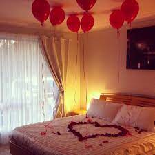 Birthday surprise room decoration on husband's birthday at home. 55 Romantic Birthday Decoration Ideas For Wife Great Inspiration