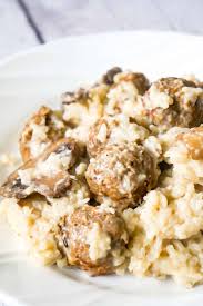 Instant Pot Creamy Mushroom Meatballs And Rice This Is Not Diet Food