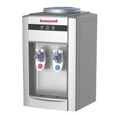 Honeywell 21 In Hot And Cold Tabletop Water Cooler Dispenser In Silver Hwb2052s2 The Home Depot Water Coolers Countertop Water Dispenser Water Dispenser