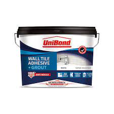Floor tile adhesive drying time. Unibond Ultraforce Ready Mixed Ice White Tile Adhesive Grout 12 8kg Diy At B Q