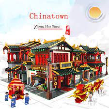 And while we love all these things, we don't shy away from mixing in clean lines and bright colors when it tickles our fancy. Chinese Traditional Town Street View Building Blocks Figures Bricks Sets Toys Building Toy Sets Packs Meccano Set